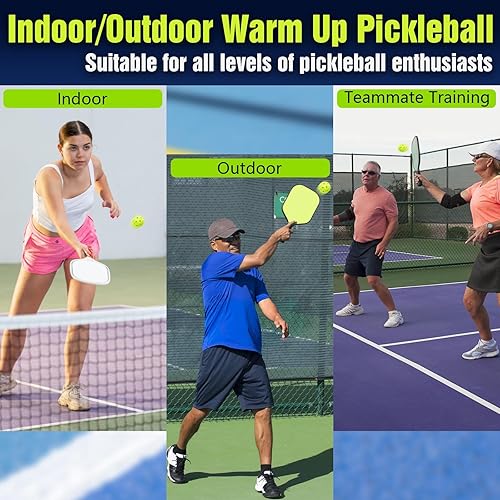 Miniatura 4 de Mini Pickleball Training Balls - Warm Up Pickleball Drills, Enhance Reaction Time & Hand-Eye Coordination  Ideal Gift for All Ages and Skill Level