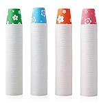 LITOPAK 400 Pack 3 oz Disposable Bathroom Cups, Colorful Small Disposable Paper Cups for Parties, Picnics, Barbecues, Travel and Events
