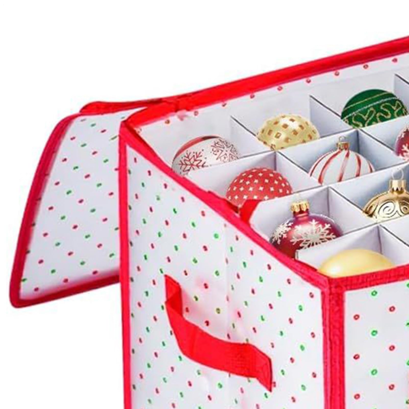 Christbaumschmuck Aufbewahrung 128 Fächer 8-Stufiger Festdekoration