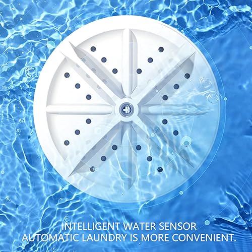 Miniatura 7 de Portable Automatic Miniature Washing Machine USB Washer For Travel Dorm Home Use Quiet Energy Efficient Laundry Automatic Clothes