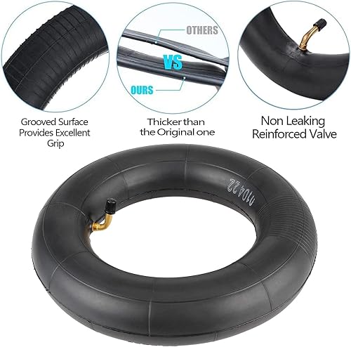 Miniatura 3 de YBang - Tubo interior de scooter de 10 pulgadas para Zero 10XVSETTDualtron Victor, con válvula de codo de 90 grados, pieza de repuesto