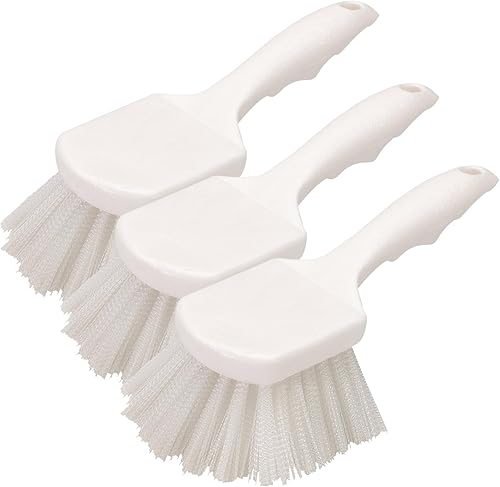 Miniatura 1 de Carlisle FoodService Products 3662000 Flo-Pac Cepillo de limpieza con mango de plástico, cerdas de nailon, borde de cerdas de 2 pulgadas, 8 pulgadas
