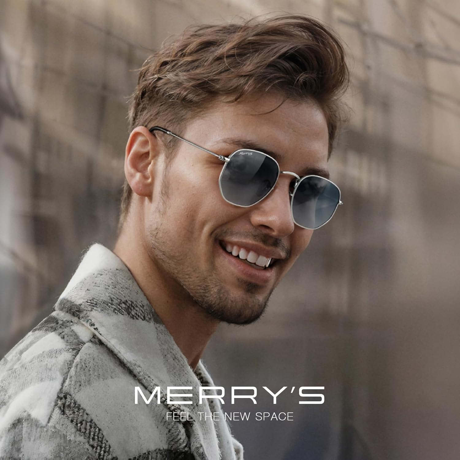 MERRY'S Classic Polarized Sunglasses for Women Men Vintage Polygon Square Shades S6548 - Image 2