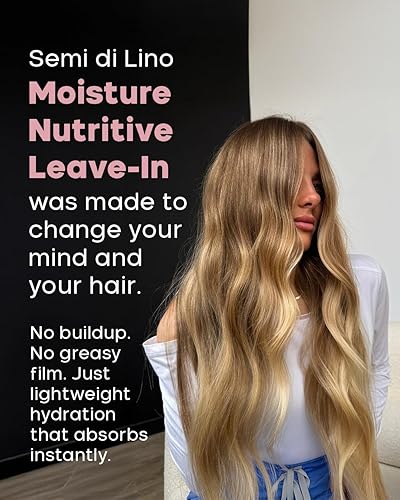 Miniatura 10 de Alfaparf Milano Semi Di Lino Moisture Nutritive Leave-in Acondicionador sin sulfato para cabello seco  Calidad profesional de salón  SLS, sin