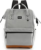 Vista 9 de Himawari - Mochila escolar de viaje 15.6" con puerto de carga USB, bolsa de trabajo para mujeres y hombres estudiantes universitarios, Estándar