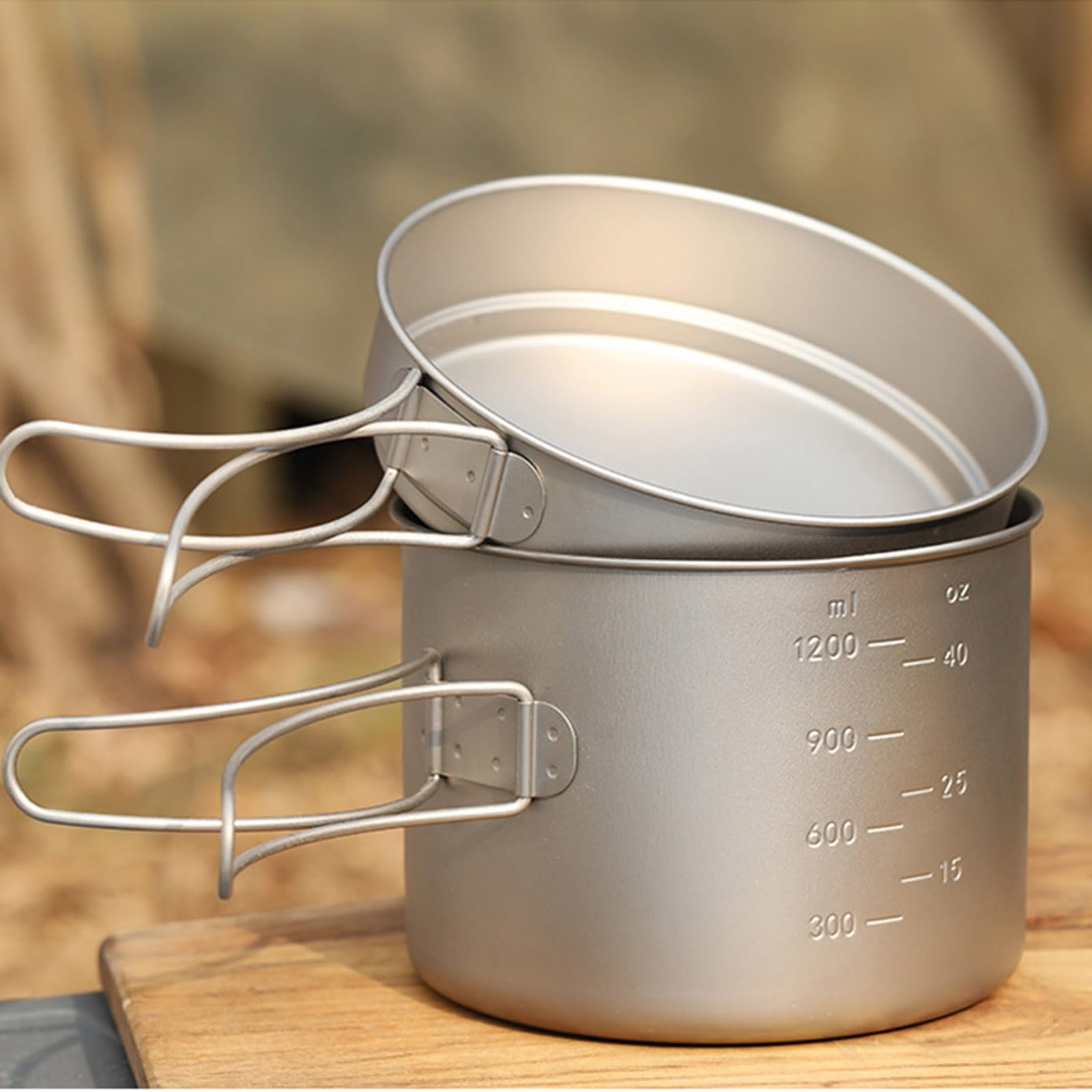 Compacts Assiette de camping avec poignée pliable et légère pour randonnée en plein air