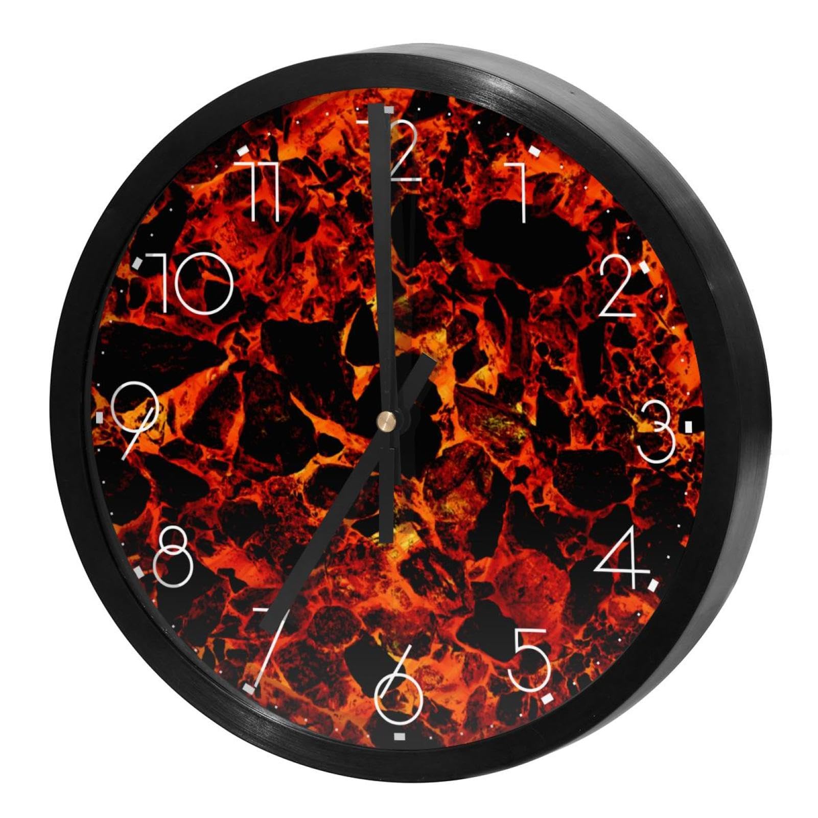 Horloge murale pour maison et cuisine au design moderne rond