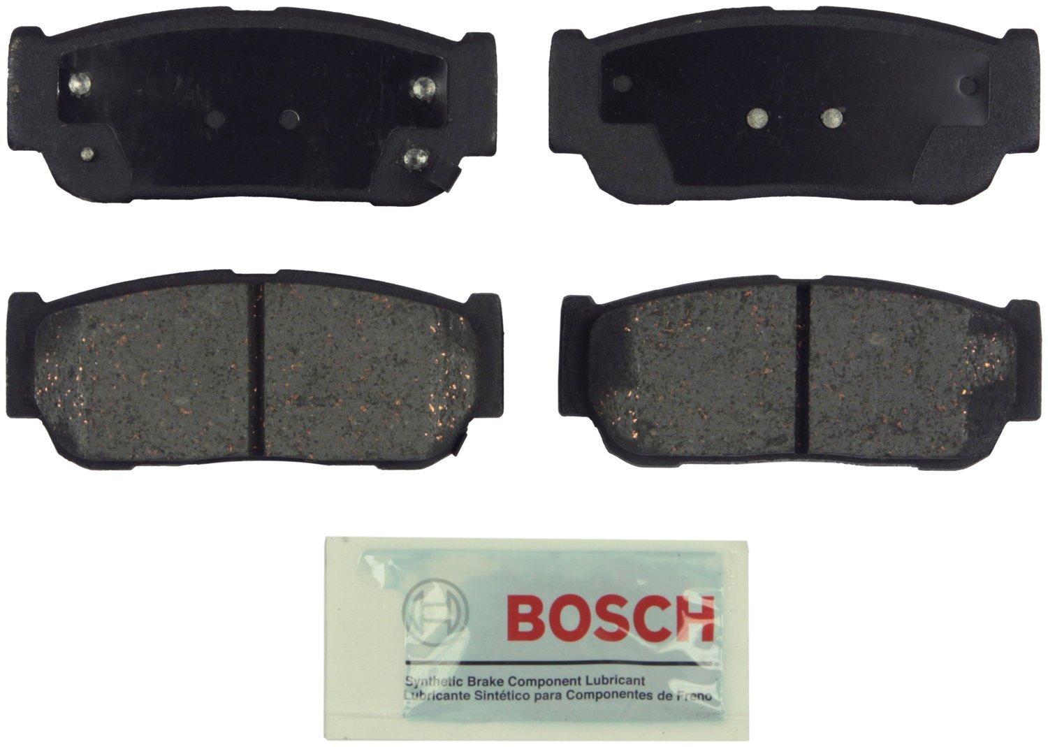 Bosch BE1324H Blue Disc Brake Pad Set with Hardware - FRONT — view 47