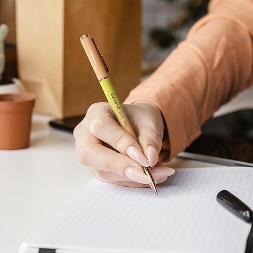 Miniatura 9 de MESMOS Juego de 3 bolígrafos de tinta de gel de punta fina de 0.028 in, regalos de agradecimiento para mujeres, bolígrafos estéticos, bolígrafos