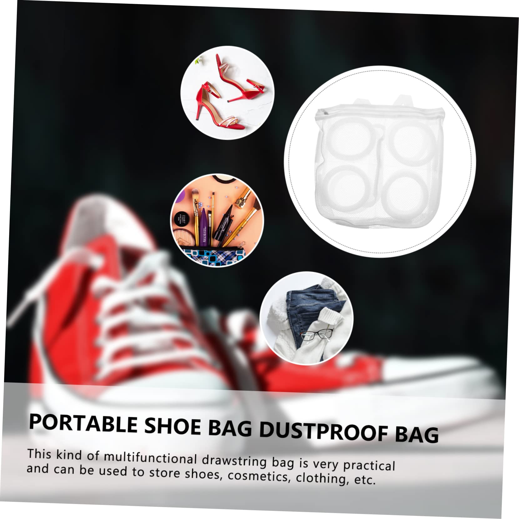Cabilock 3 Set Di Sacchetti Per Bucato in Rete Traspirante Per Scarpe Da Ginnastica E Sportive 2 Pezzi * 3