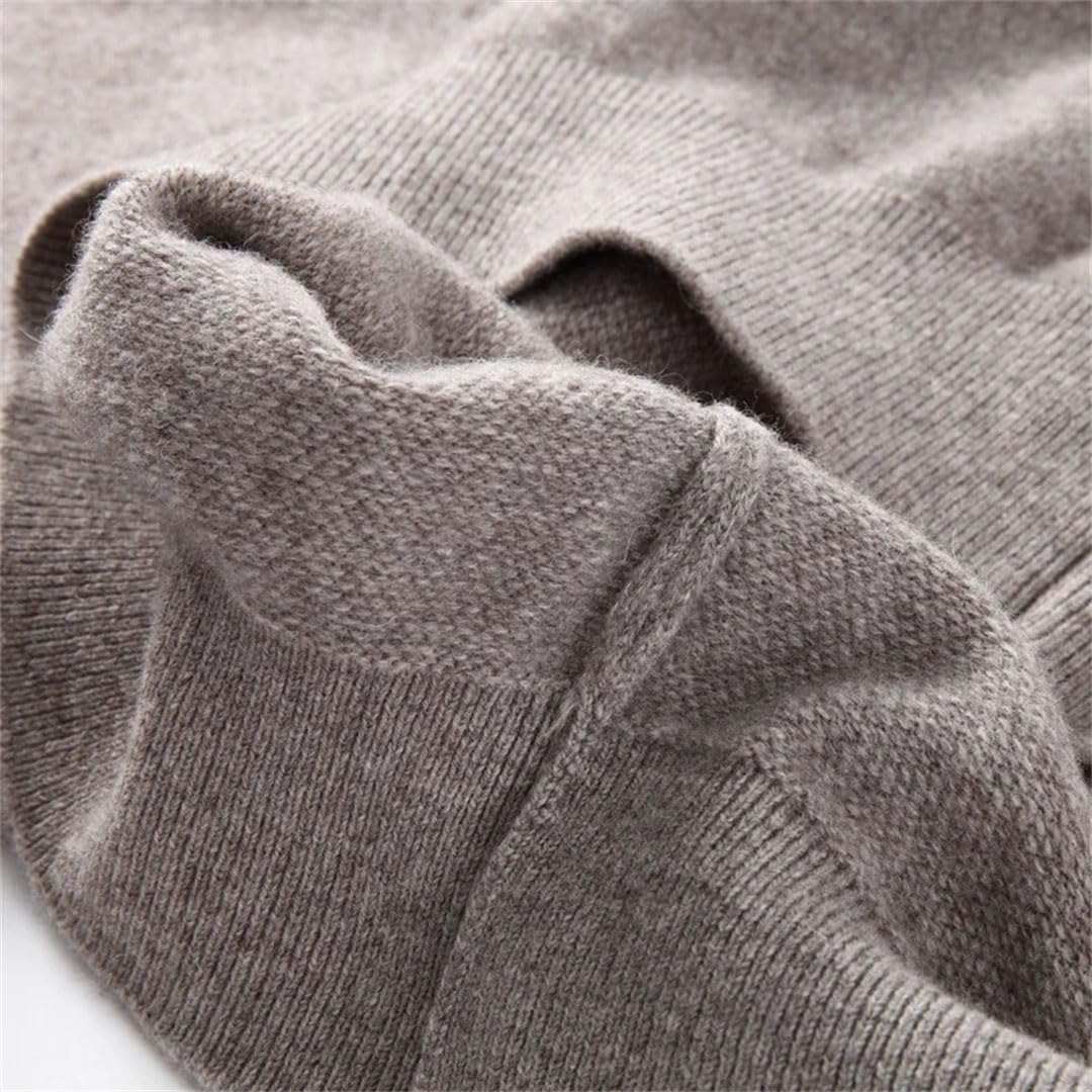 Vogrtcc Suéter Casual De Punto De Cachemira con Cuello En V para Hombre Talla Grande
