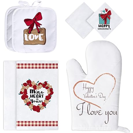 7 Pcs Blank Sublimation Oven Mitts Set