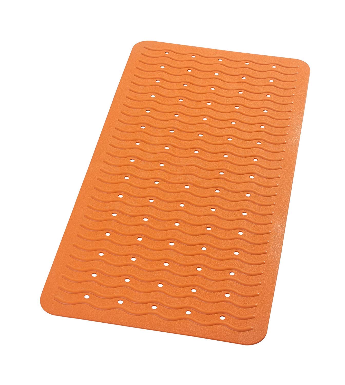 Tapis de baignoire Ridder Playa orange fluo pour sécuriser le bain