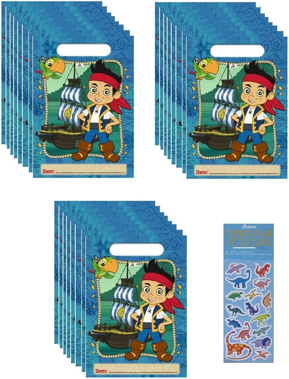 Amazon.com: Unique Jake and the Neverland Pirates Party Supplies Favor