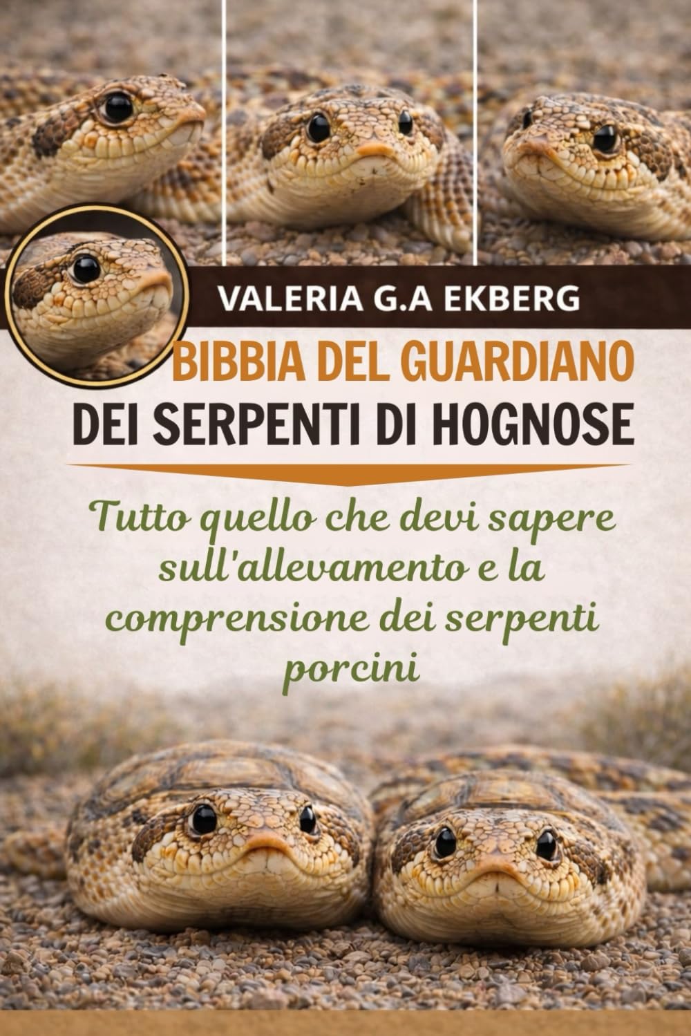 BIBBIA DEL GUARDIANO DEI SERPENTI DI HOGNOSE: Tutto quello che devi sapere sull'allevamento e la comprensione dei serpenti porcini