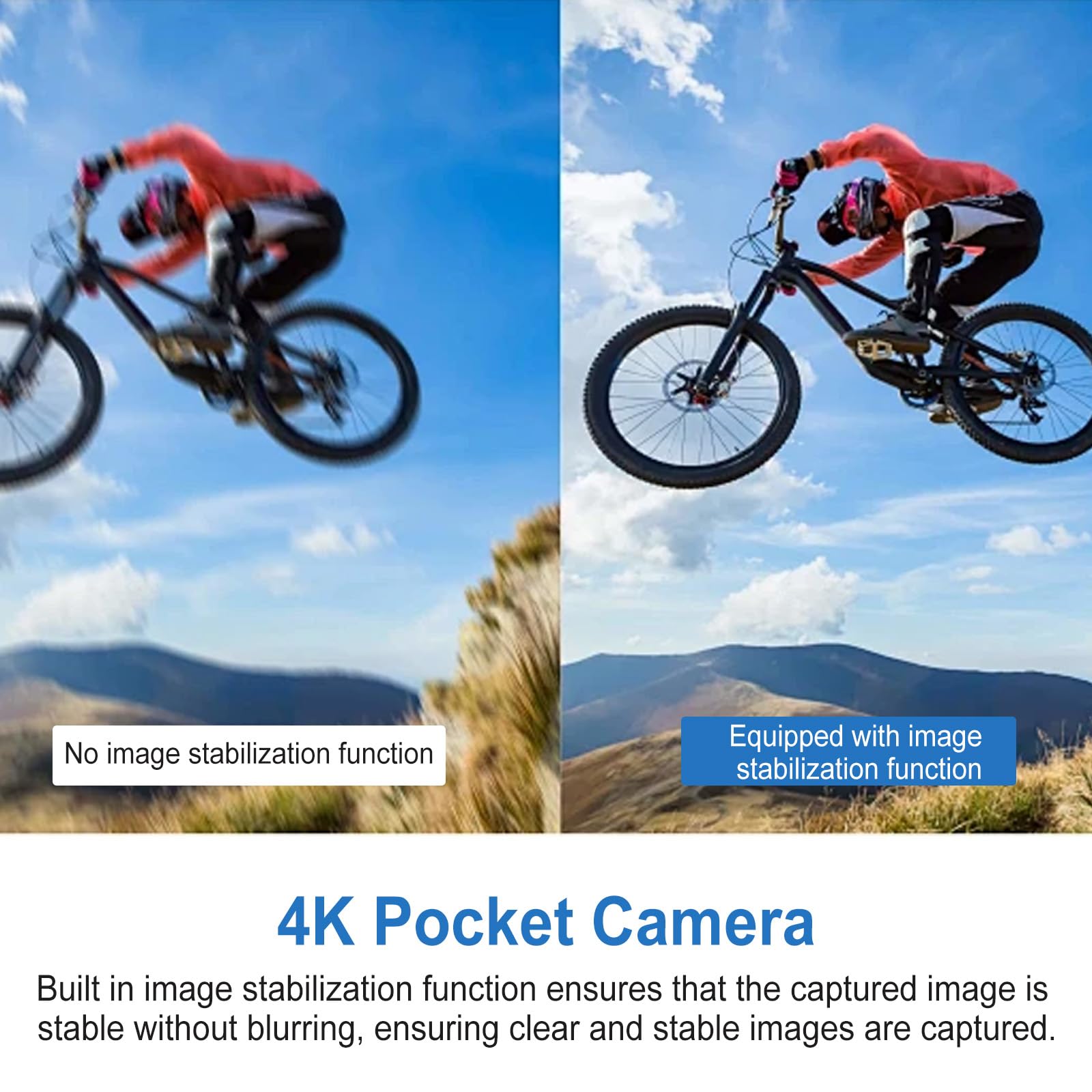 4K Körperkamera Tragbare Body Camera mit 340°-Rotation, 1,3 Zoll Farbdisplay Vlog Kamera, Bodycam Körperkamera Mini mit Wi-Fi, IP65 wasserdicht für Radfahren Sicherheit Vlogging Outdoor-Sport