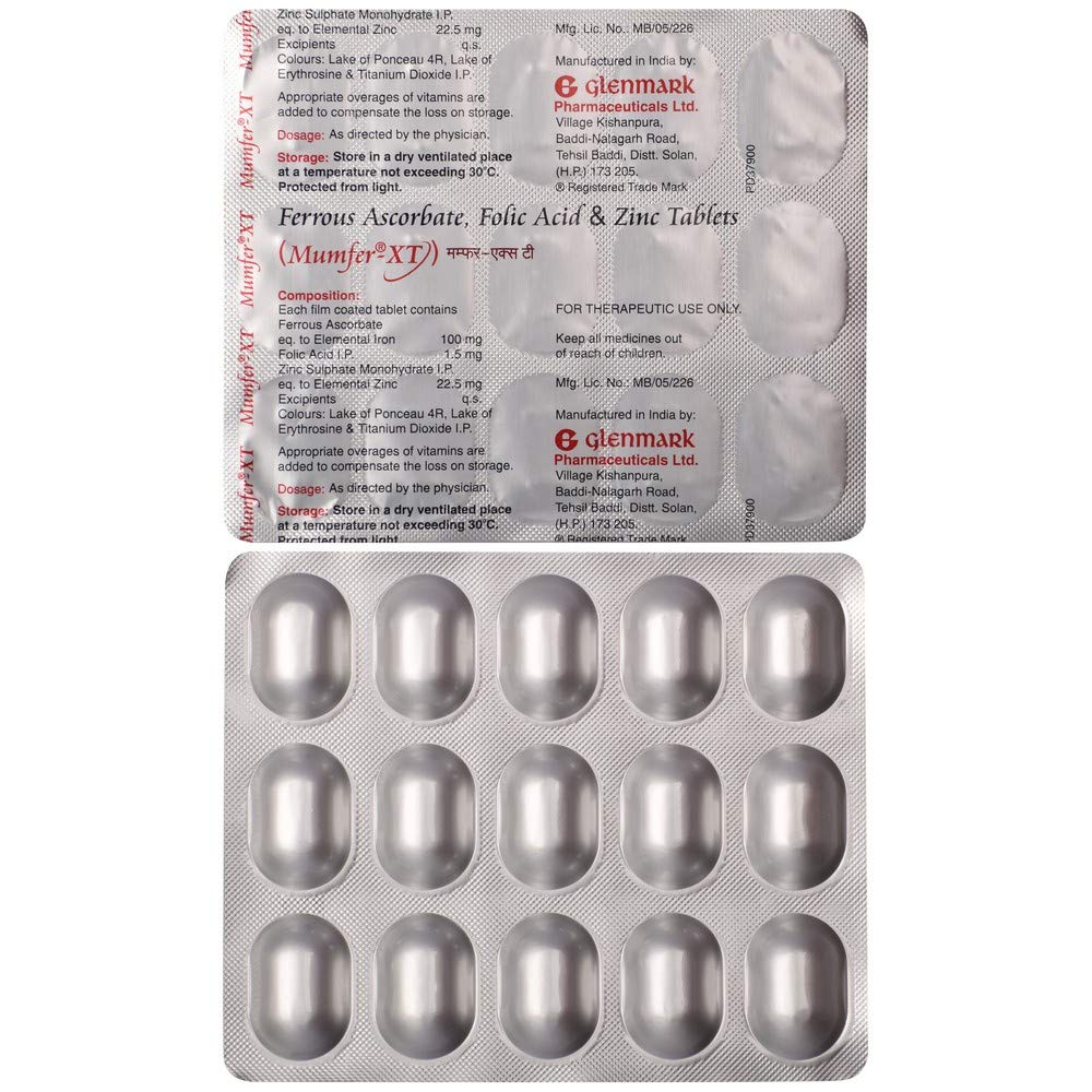 Mumfer XT - Strip of 15 Tablets