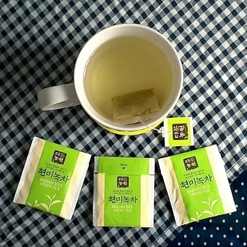 Miniatura 4 de Danongwon Polvo natural fragante de la hoja de Corea del sabor de las bolsas de té del té verde del arroz integral 100