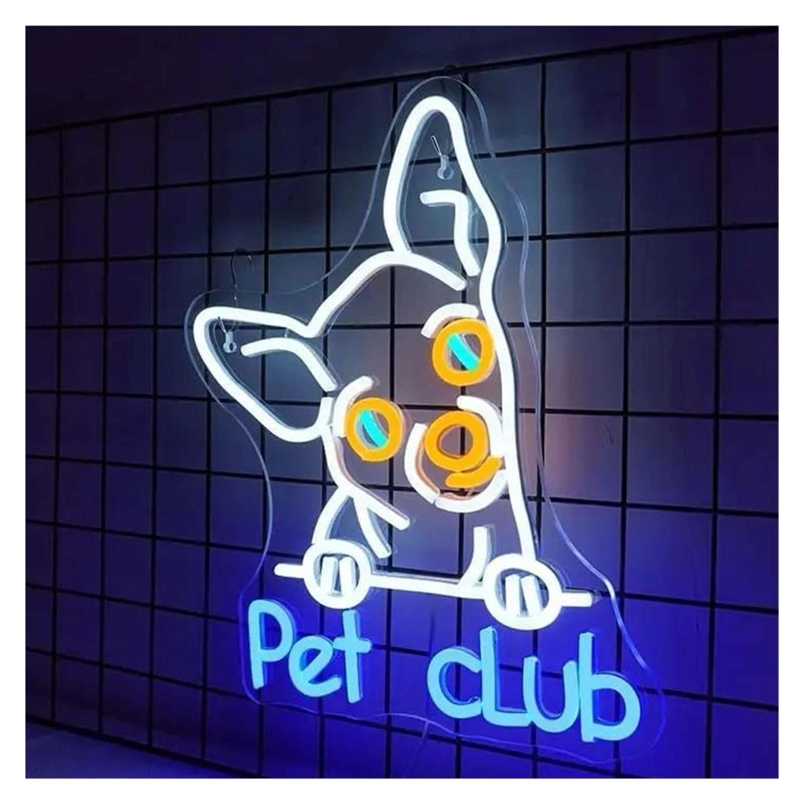 Pet Club per insegna per neon Light per alimentazione per neon