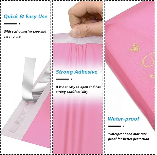 Miniatura 3 de Thank You - Sobres de polietileno de 6 x 9 pulgadas, 100 unidades, bolsas de envío impermeables y resistentes al desgarro para ropa, bolsas de