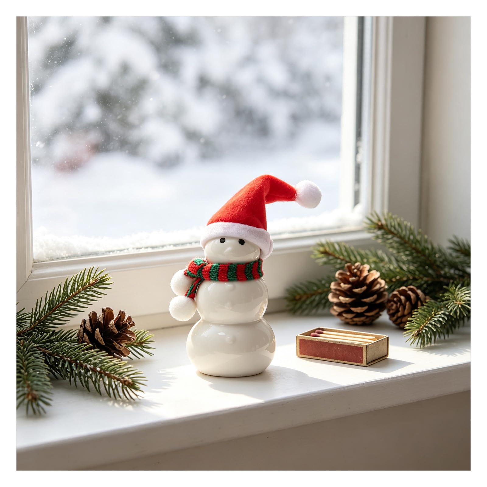 Uguisu Ornements de bonhomme de neige de Noël | Cadeaux de Noël Ornements Bonhomme de neige