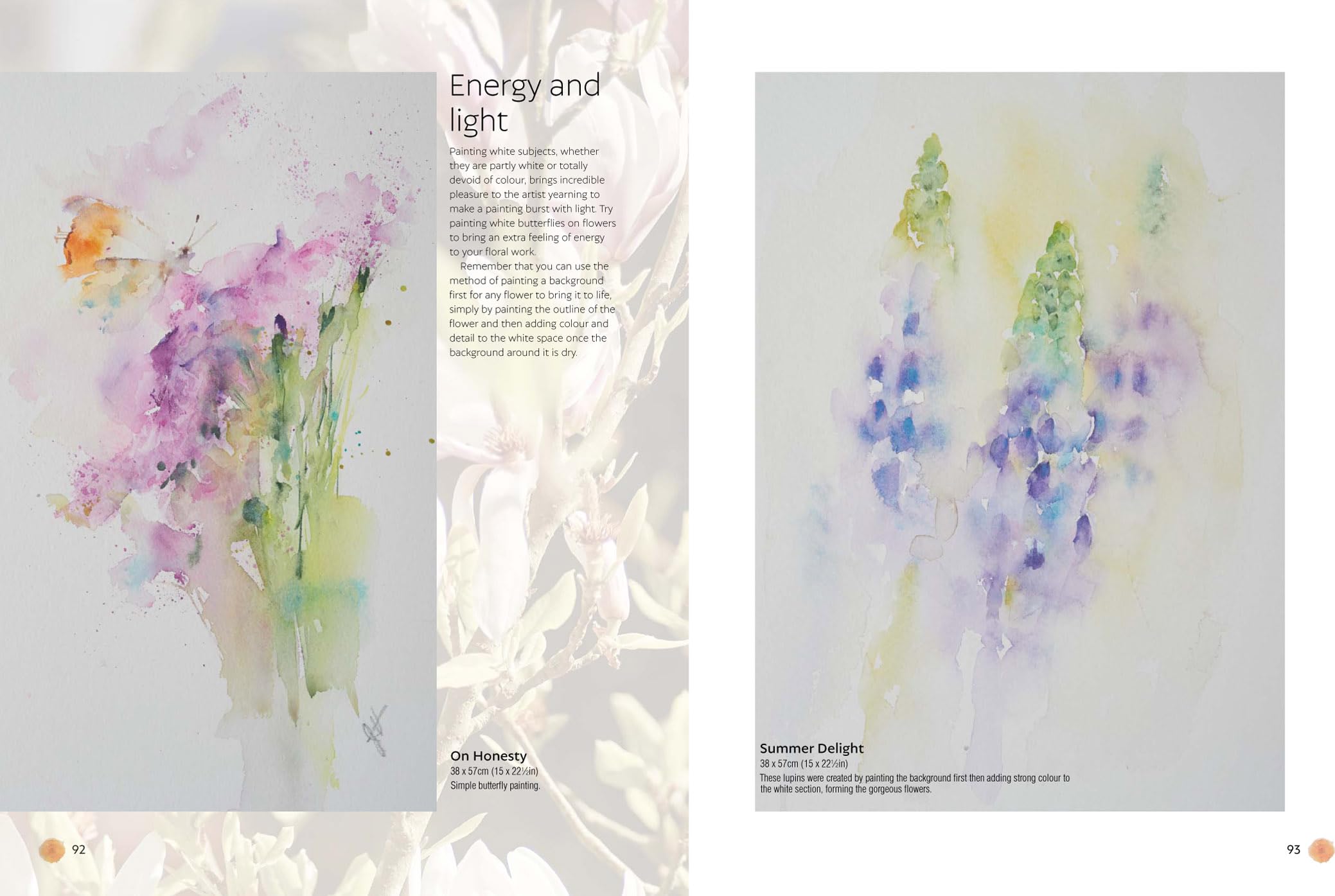 Atmospheric Flowers in Watercolour: Painting With Energy and Life