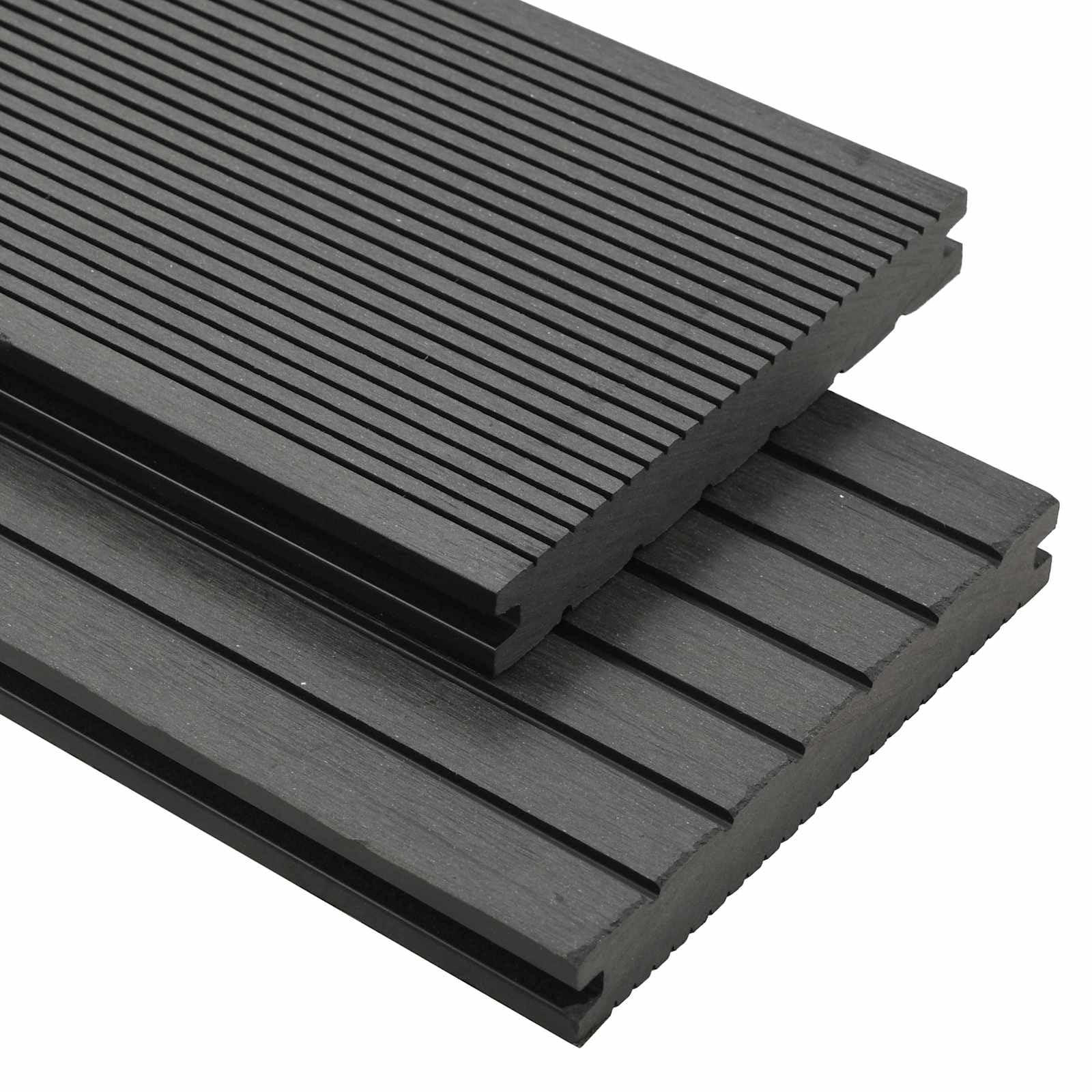 vidaXL Terrassendiele 6 Stk. Grau WPC