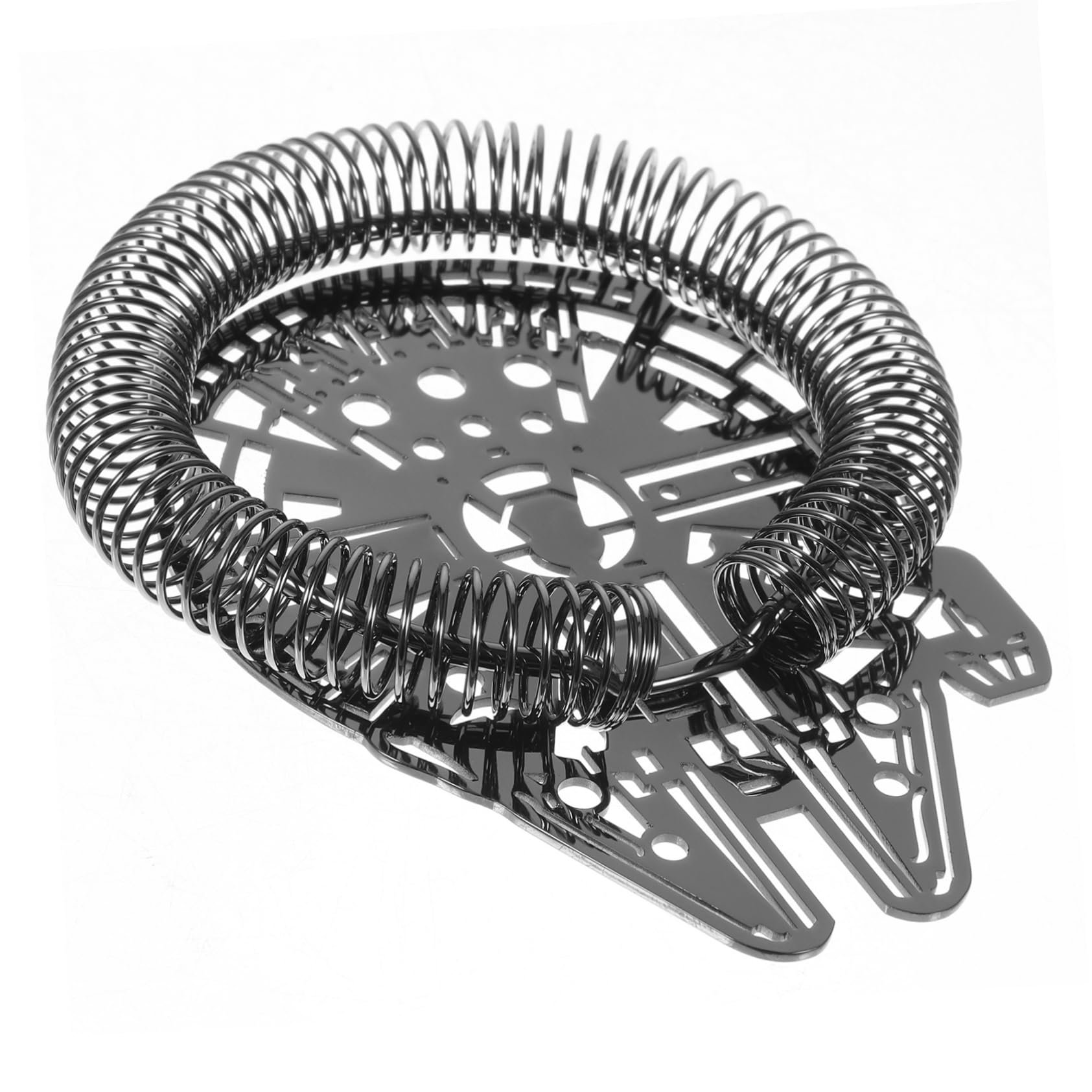 STOBAZA Bar Strainer Ergonomic Ice Filtering Tool for Bartenders Heavy Duty Spring Design for Smooth Cocktails Fits Mixing Glasses