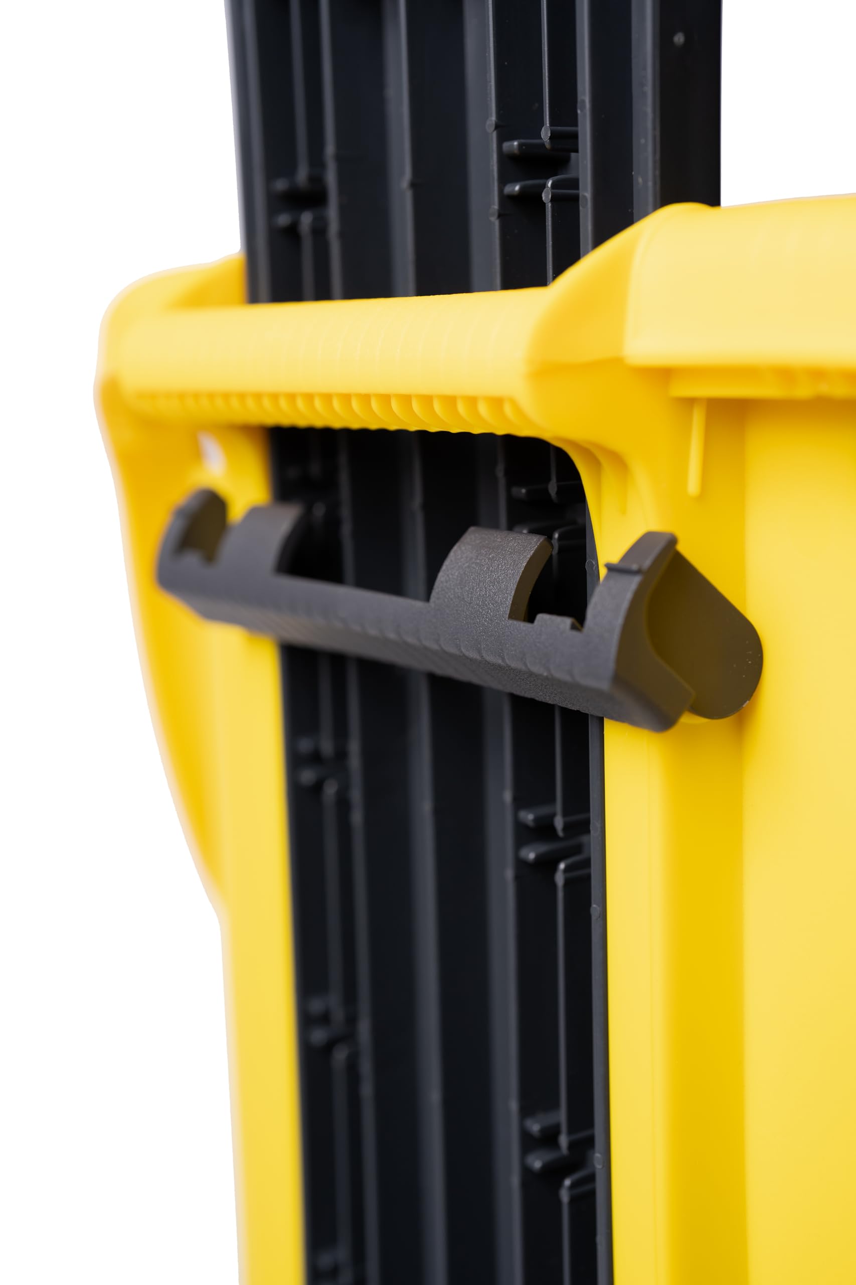 FORTENA Gartenschubkarre Schubkarre gelb 75L für den Transport von Gartengeräten, Kompost und Sand, Transportschubkarre 70kg mit Teleskopgriff und Deckel