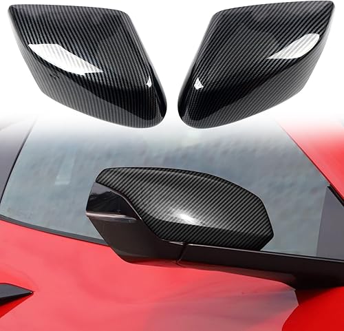Miniatura 3 de ITrims Para Chevrolet Corvette C8 2020 2021 2022 2023 Accesorios de coche Accesorios de coche Exterior de la puerta trasera cubierta del espejo de