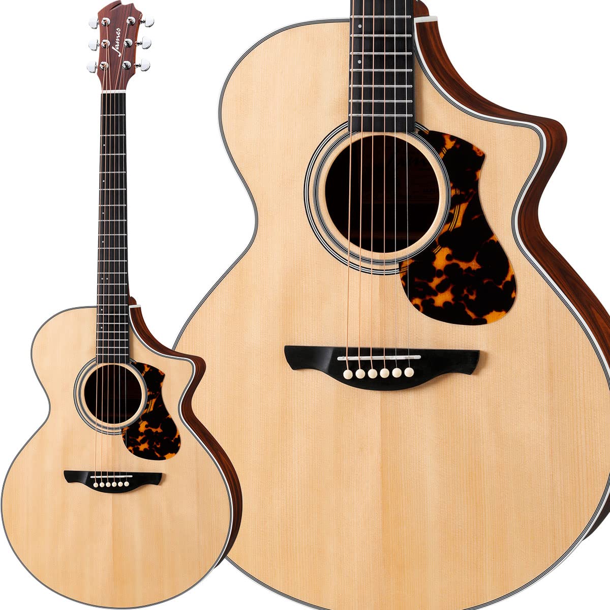 Amazon | James J-700/C Natural エレアコ 生音リバーブ オーディト 