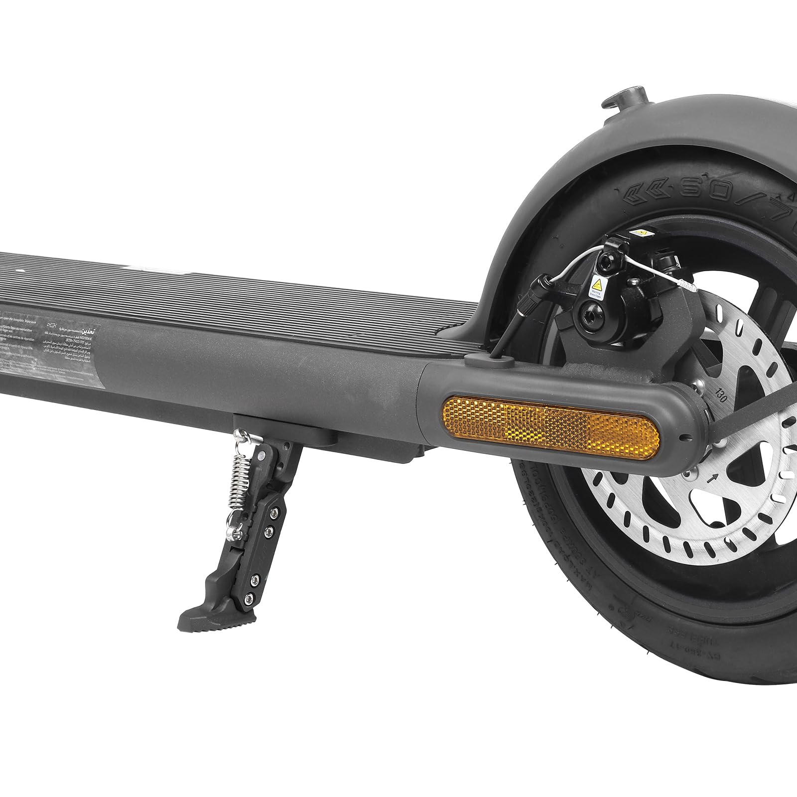 ulip Béquille de stationnement réglable pour trottinette électrique - Accessoires de rechange pour Xiaomi 4 Segway Ninebot F Series Xiaomi M365 1S Pro Pro2 MI3 - Noir