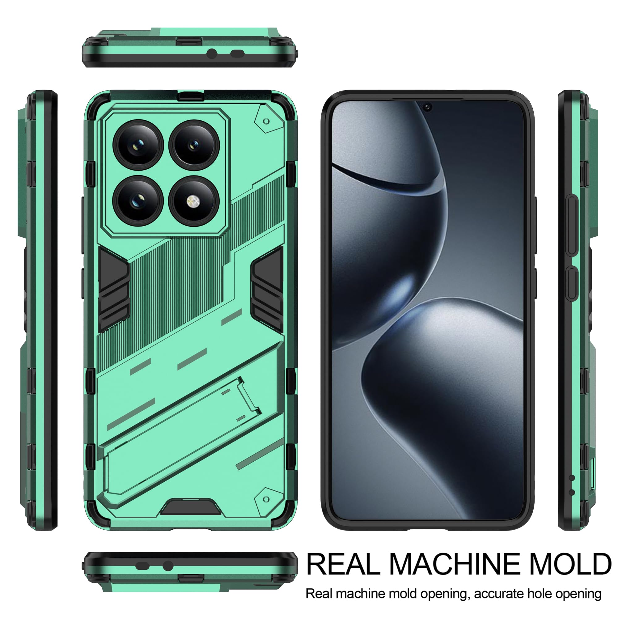 ESTH ESHUYI Funda Para Xiaomi 14T Pro 5G Compatible Con Soporte