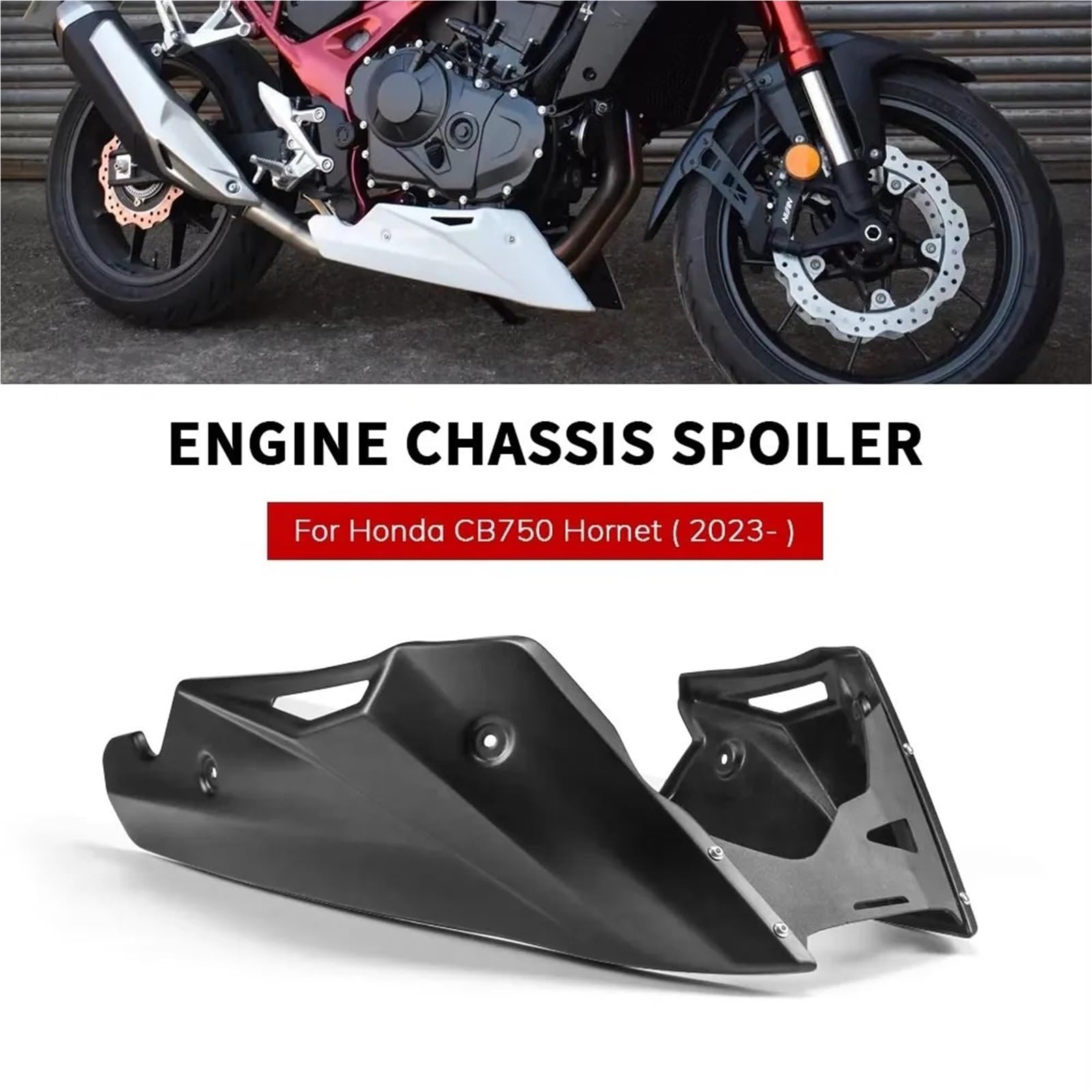 Pasuje do Honda CB750 Hornet CB 750 2023 2024 2025 Akcesoria ﻿Motocykl Belly Pan Bellypan Podwozie Spoiler Owiewka spojler tylnego zderzaka