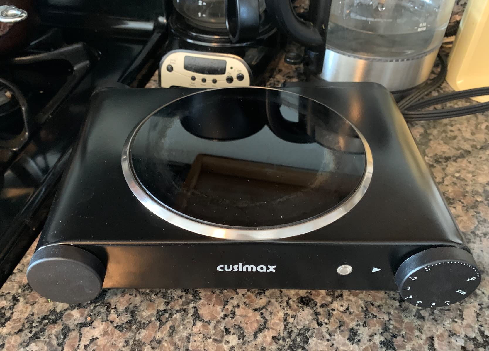 13/mo Finance Cusimax Hot Plate,1500W LED Infrared Electric Portable