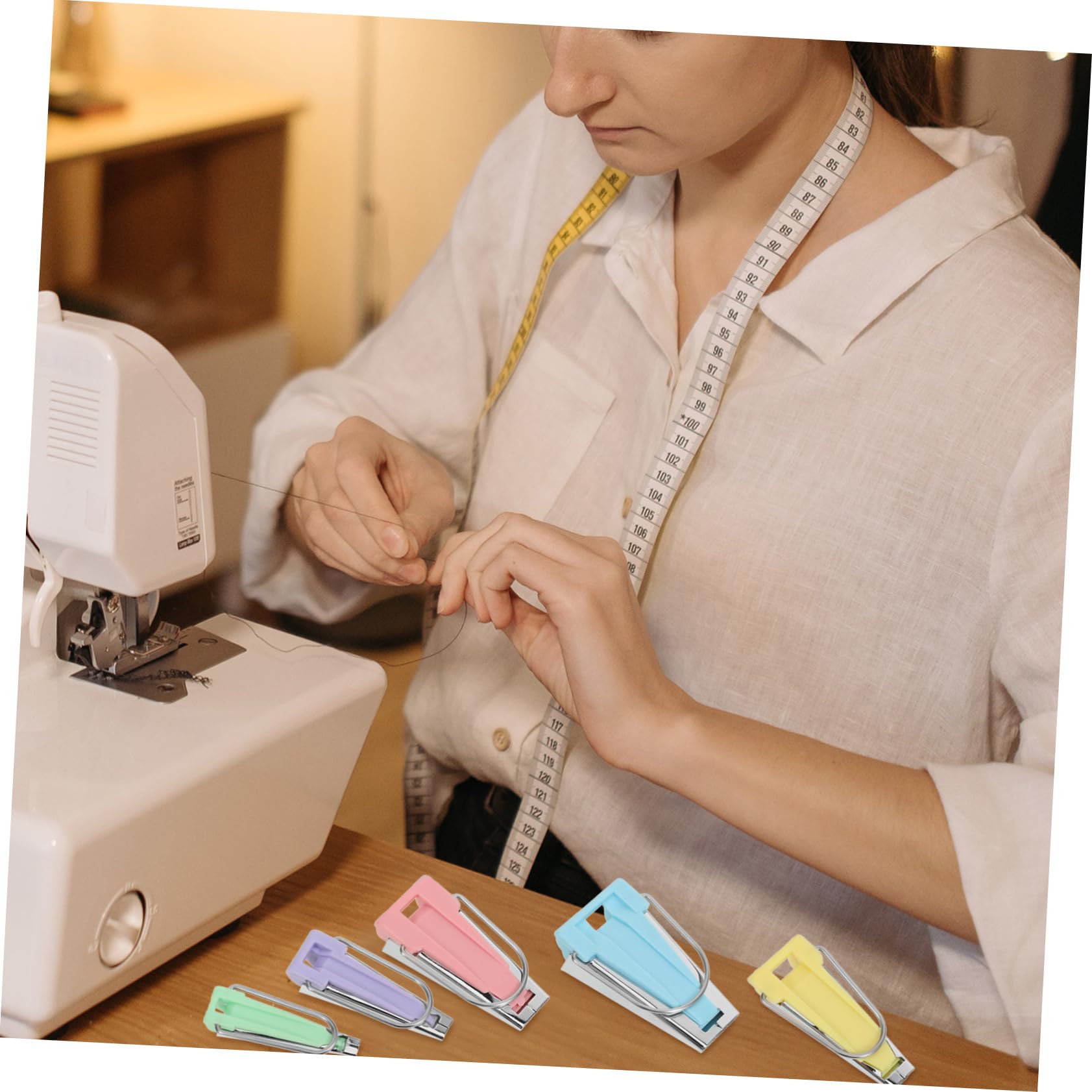 TEHAUX 25piezas Herramientas Para Fabricar Cinta De Sesgo Kit Práctico De Herramientas Para Coser Para Manualidades y Proyectos De Acolchado
