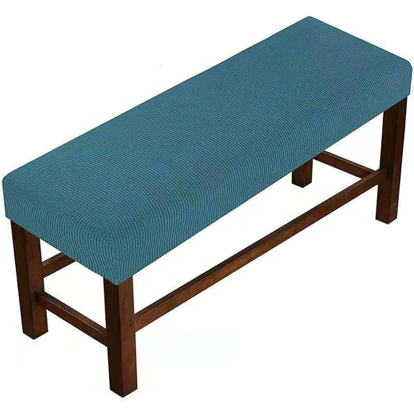 Stretchy Dining Bench Cushion Slipcover High Stretch Bench Seat Cover for Indoor Benches D160~180cm