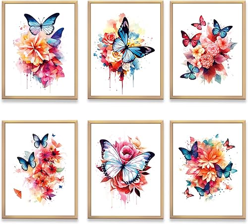 Miniatura 8 de LIVSGNISTA Impresiones artísticas botánicas para pared, decoración de hojas verdes, póster bohemio de plantas de salvia tropical para sala de estar