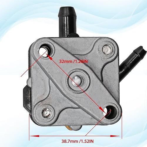 Miniatura 3 de Bomba de combustible 18-7350 para Johnson Evinrude 397839 391638 395091 397274 para Sierra 18-7350 para Mallory 9-35350 Seahorse Outboard 6hp 8hp