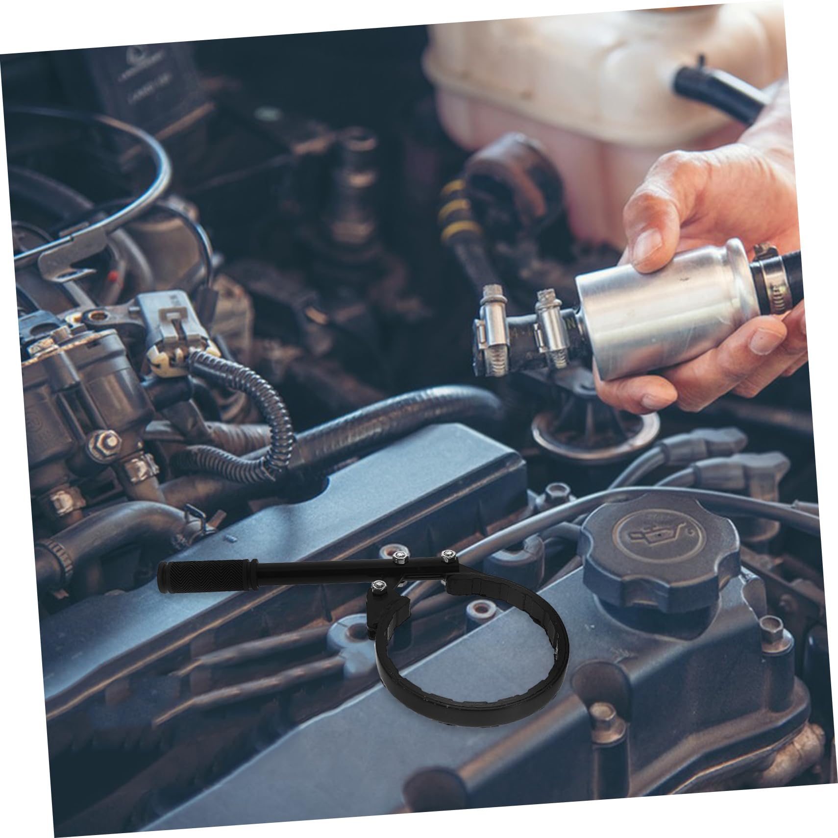 OUNONA Outil de Démontage de Réservoir de Séchage Air pour Camion Clé de Remplacement pour Camion Extracteur de Cylindre de Séchage Air