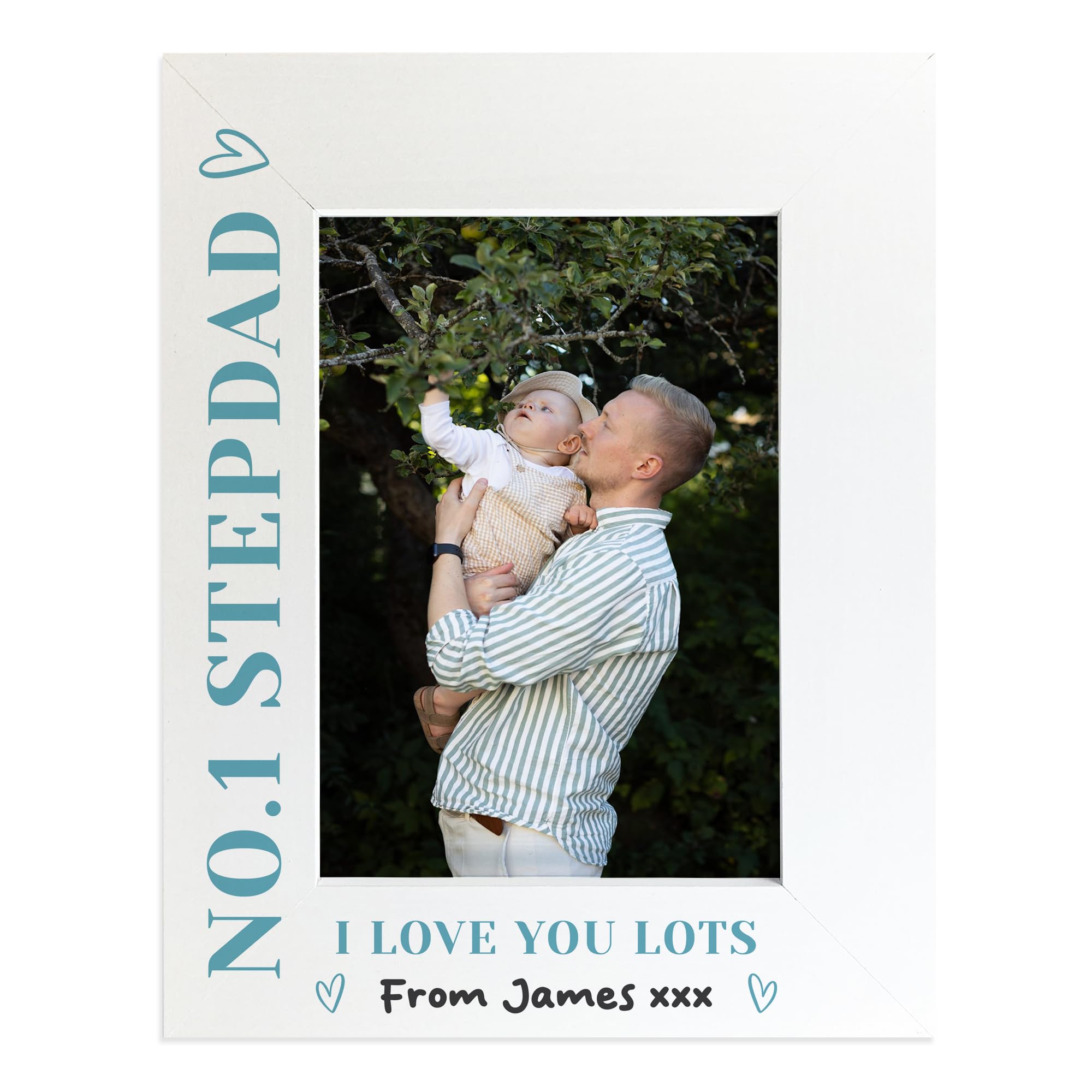 RED OCEAN Stepdad Gifts For Birthday Christmas Fathers Day No 1 Stepdad Photo Frame Personalised Gift For Stepdad From Daughter Son Keepsake