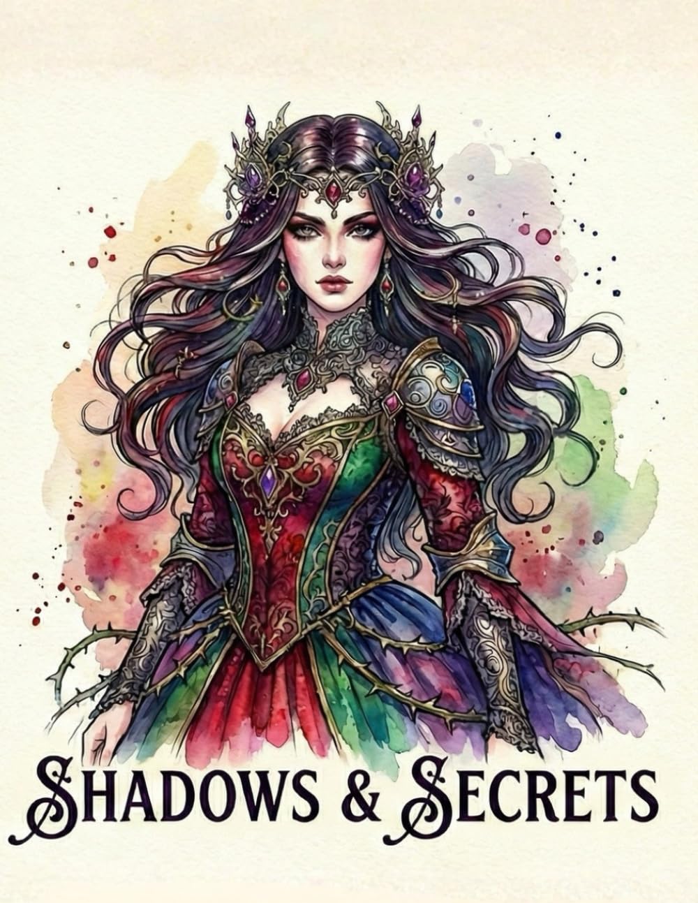 SHADOWS&SECRETS: A DARK FANTASY COLORING JOURNEY