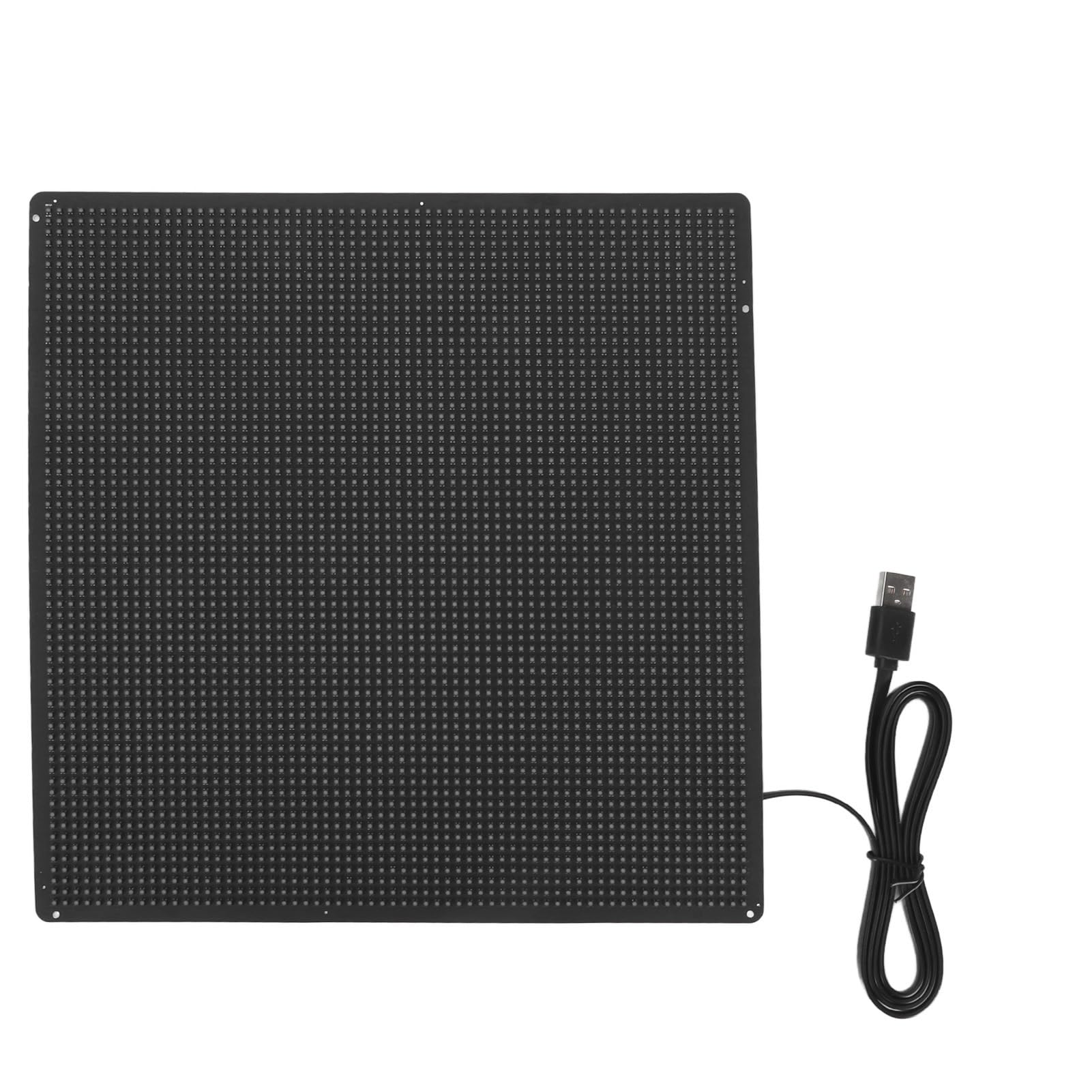 Gearwell Programmable LED Sign, LED Flexible Screen, 64x64 Bright Bluetooth APP Control Custom Text Pattern Animation Scrolling Programmable LED Display