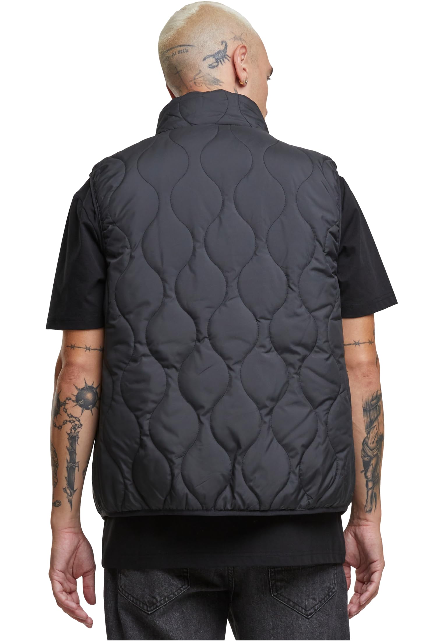 Urban Classics Mens Super Light Bubble Vest Uomo Gilet nero
