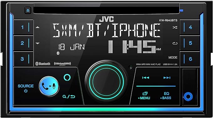 Receptor JVC KW-R940BTS CD 2-Din con Bluetooth y Alexa miniatura 2