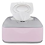 GOGO pure Baby Wet Wipes Warmer & Dispenser, Holder and Case - Purple, Playful/Cute, with Easy Press On/Off Switch, Holds 100 Wipes, Worldwide Use
