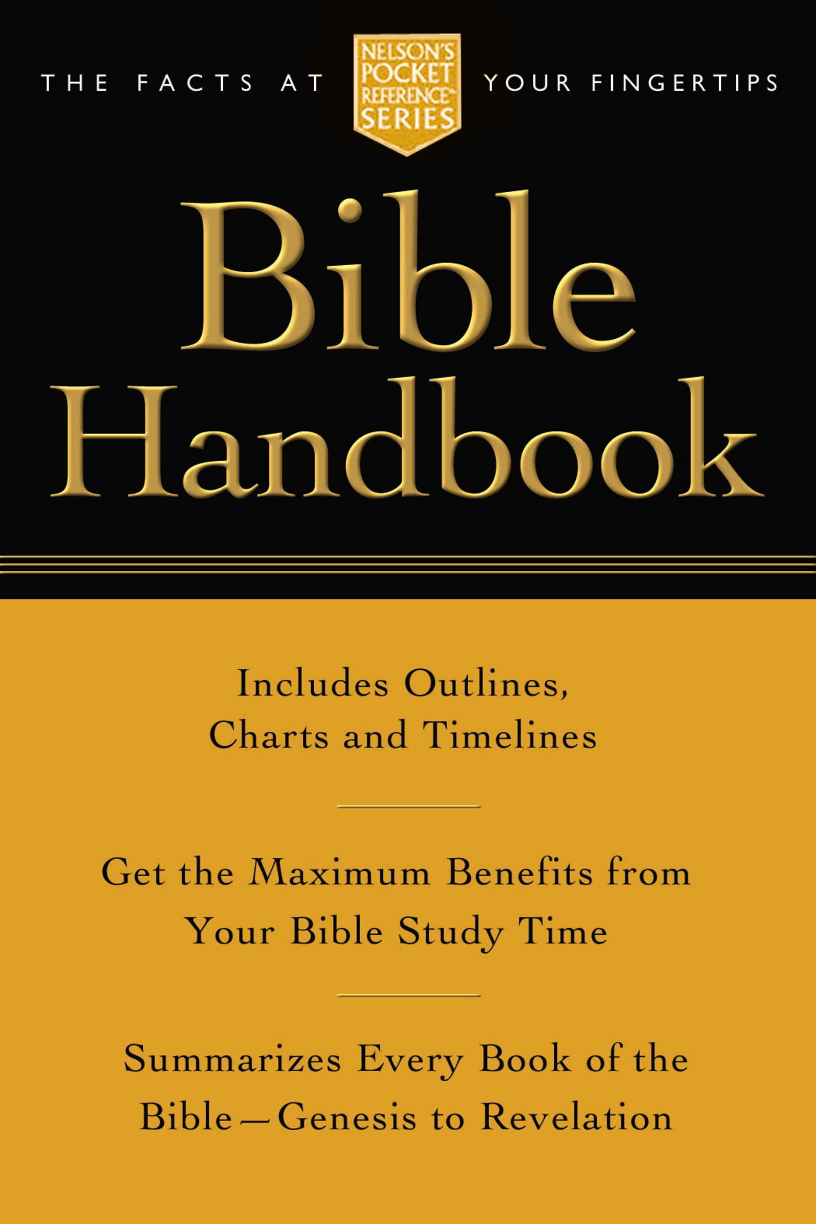 Bible Handbook: Nelson's Pocket Reference Series