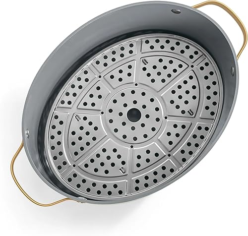 Miniatura 9 de Hermosa olla eléctrica 10 en 1 de Drew Barrymore, 6 cuartos de galón, pantalla digital, 10 funciones de cocción, olla antiadherente, fácil control