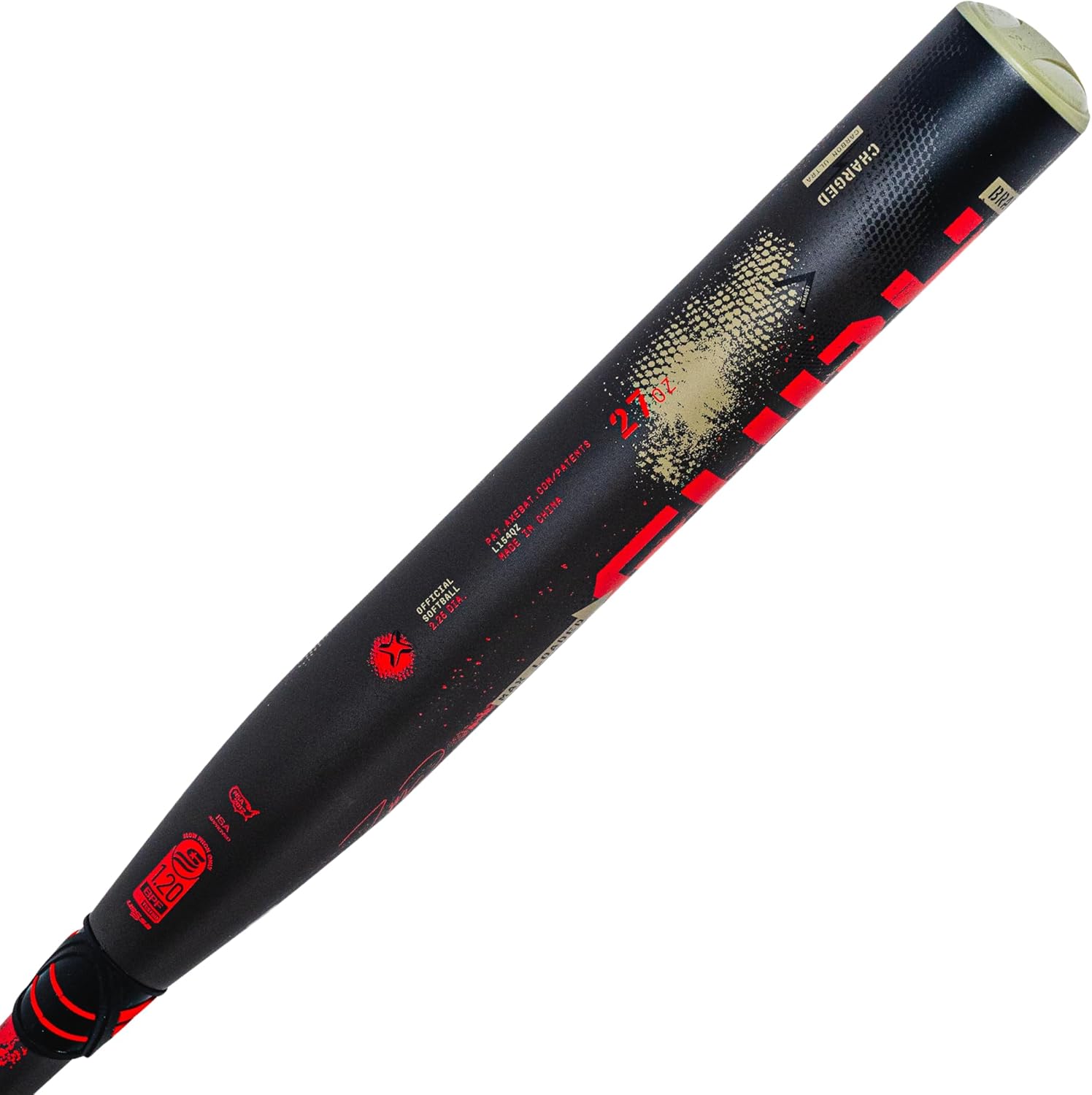 Axe | Fury Bravo | 2-Piece Composite | Zane Migues Player Edition | USSSA Slowpitch Softball Bat | 1 1/2 oz. Maxloaded | Axe Handle