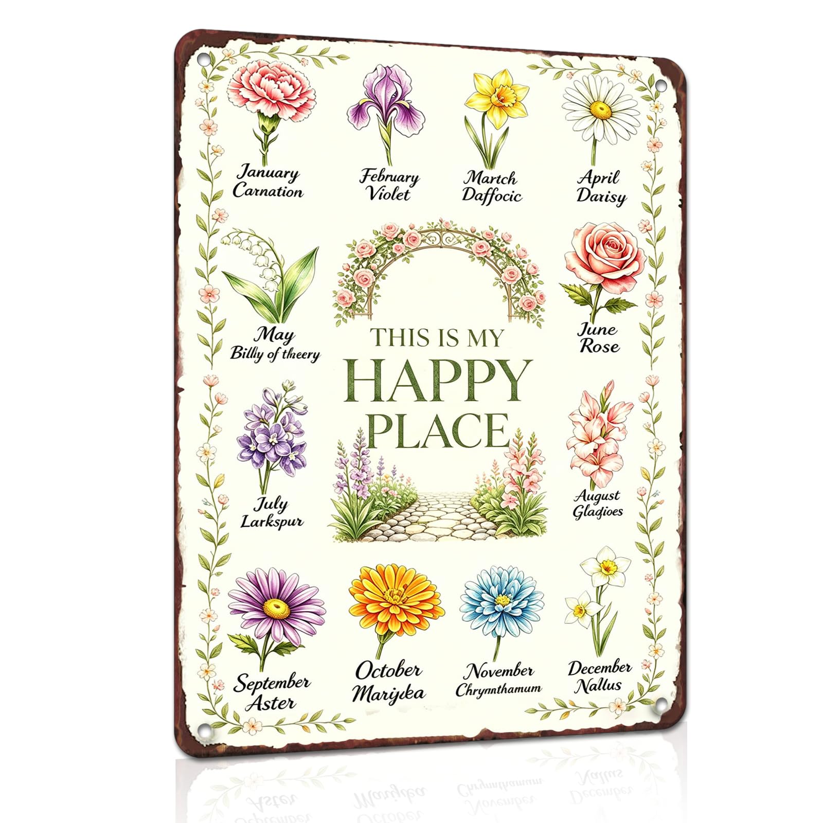 Gardening Gifts for Women Men Garden Signs Decorations Funny Wall Art